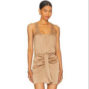 L'Academie Alicia Mini Dress Taupe